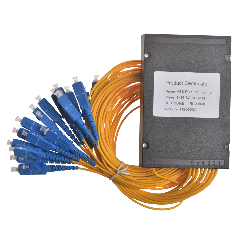 Divisor GSG-1x16-SC UPC Fiber Optic PLC Splitter